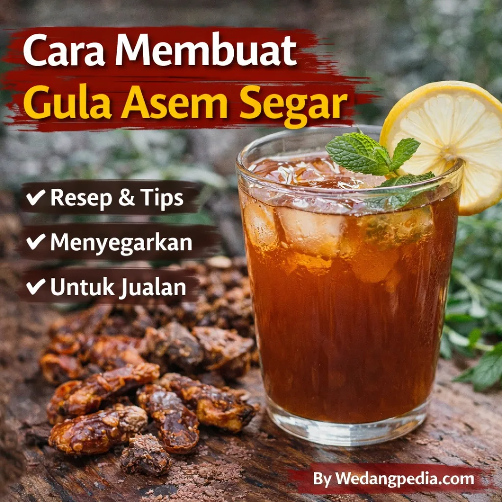 Cara Membuat Gula Asem