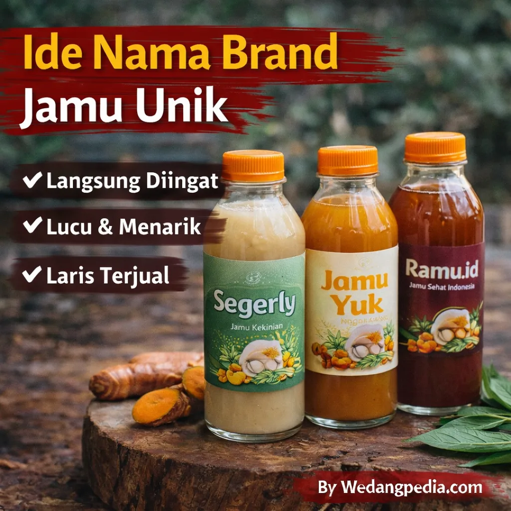 Ide Nama Brand Jamu Unik