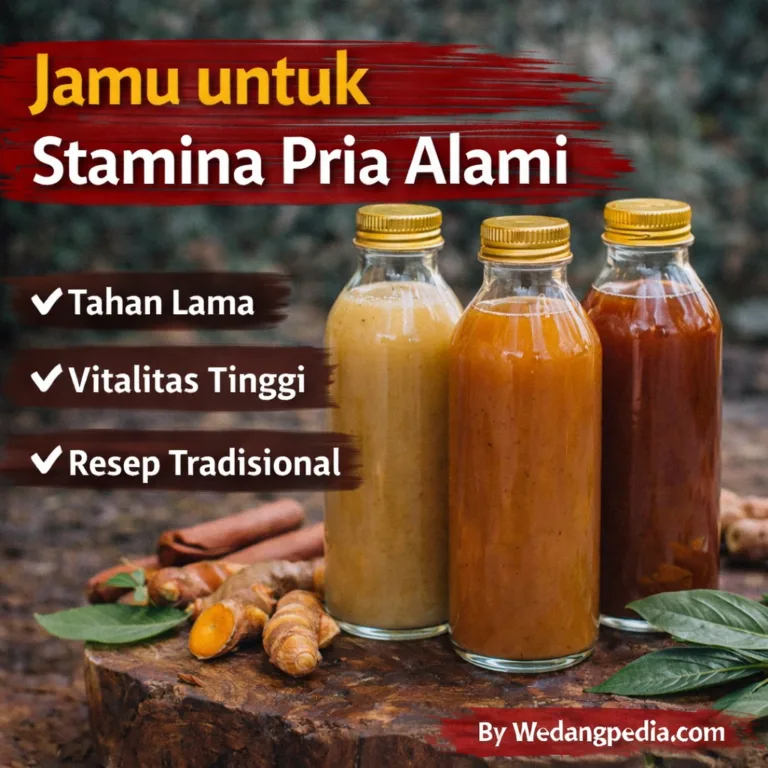Jamu untuk Stamina Pria Alami: Rahasia Tradisional Biar Tetap Bertenaga & Fit