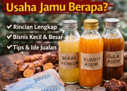 Modal Awal Usaha Jamu