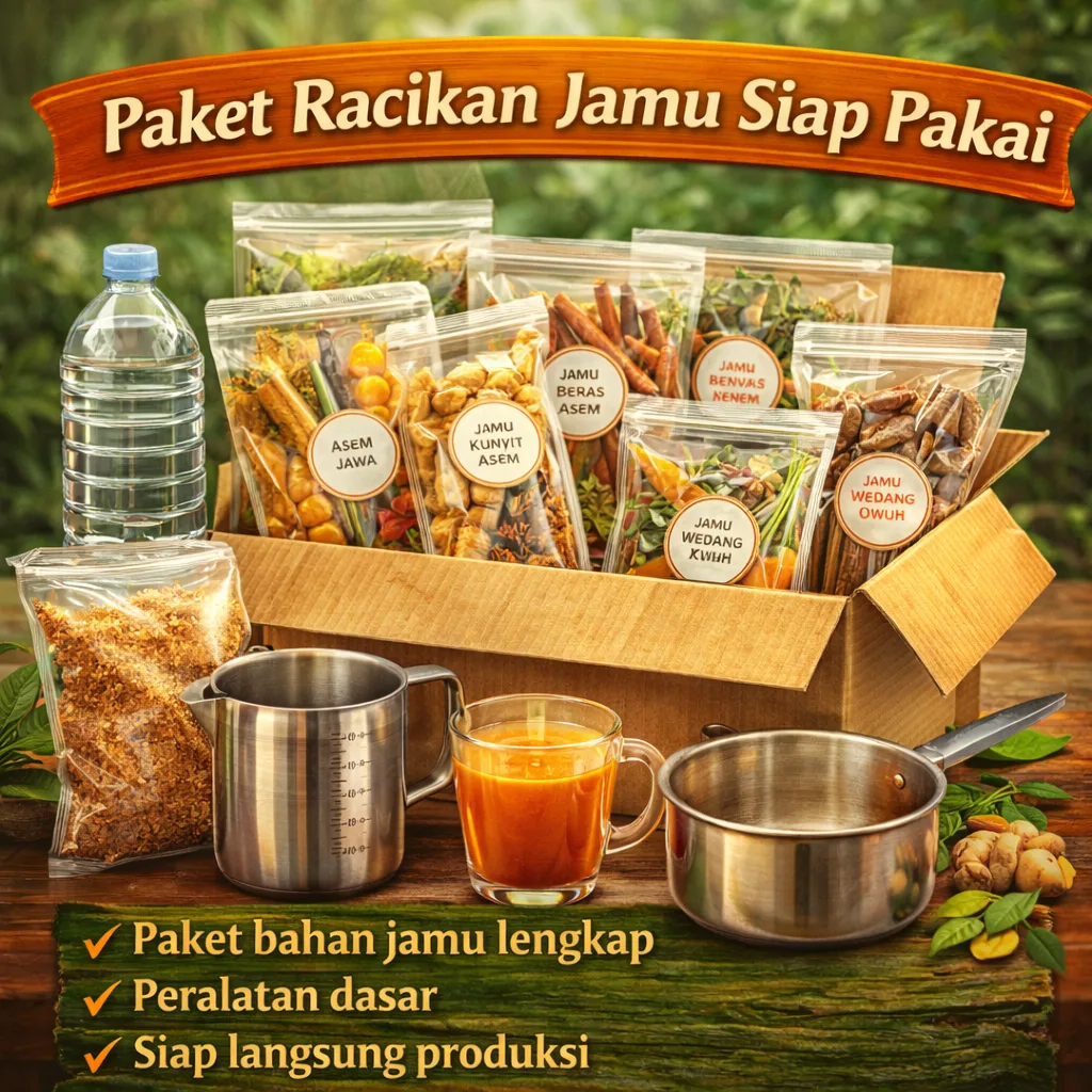 Paket Racikan Jamu Siap Pakai