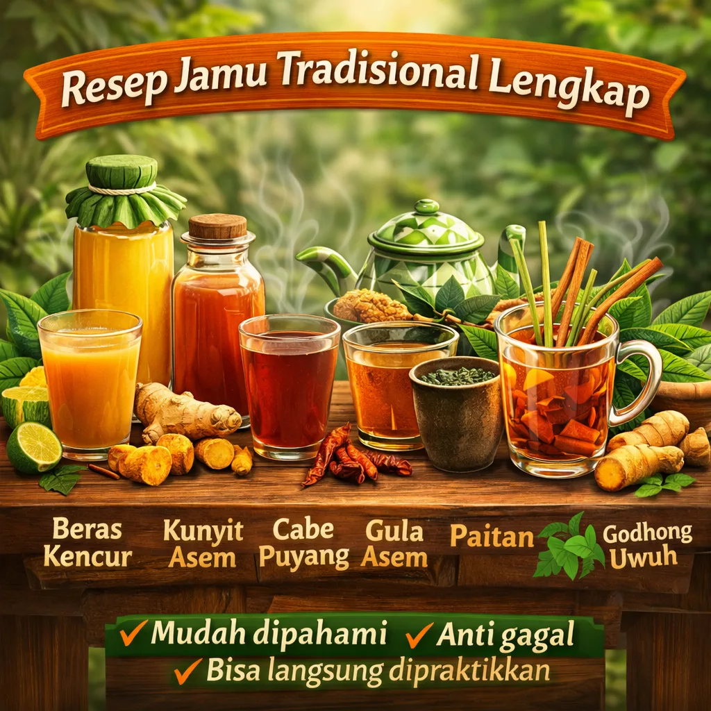 Resep Jamu Tradisional Lengkap