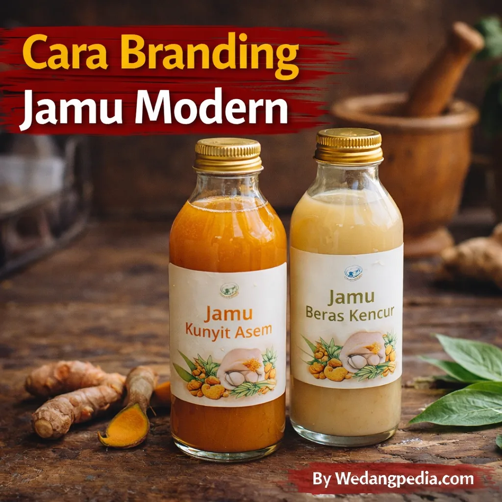 cara branding jamu modern